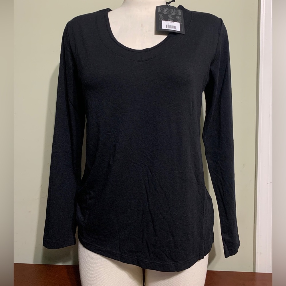 Anatomie kiera ladies small or large black long sleeve top new with tags